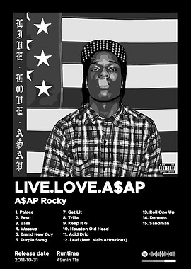 ASAP Rocky - LIVE.LOVE.A$AP Album Cover