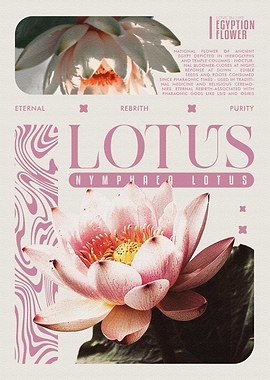Egyptian Lotus Flower Art Print
