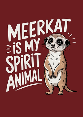 Meerkat Spirit Animal Illustration