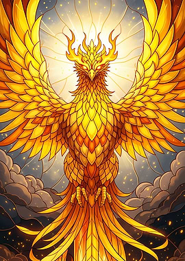 Golden Phoenix Rising