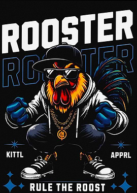 Cool Rooster with Attitude
