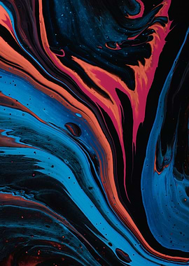Abstract Swirls of Color