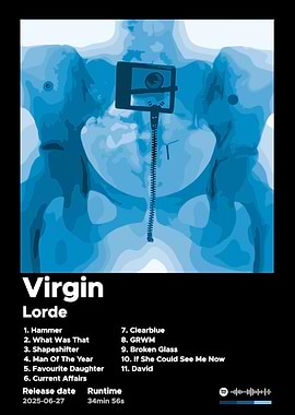 Lorde - Virgin Album Cover
