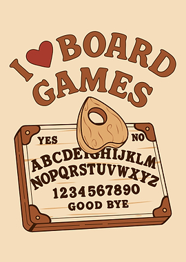 I Love Board Games Ouija Board