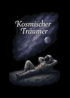 Kosmischer Träumer: Astronaut in Space Dream