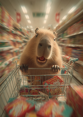 Capybara Shopping Spree