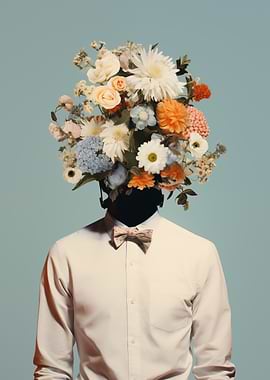 Contemporary Floral Head