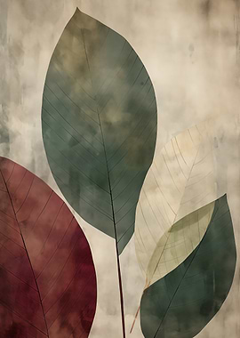 Abstract Leaves Botanical