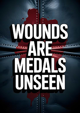 Wounds Are Medals Unseen
