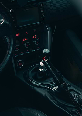 Subaru BRZ Interior: Dashboard and Gear Shift