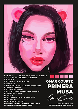 Omar Courtz - Primera Musa Album Art