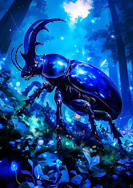 Beetle in Mystical Forest