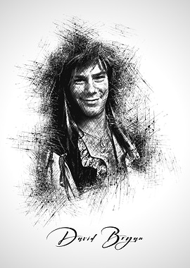 David Byron Sketch Portrait