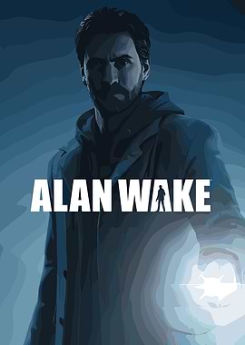 Alan Wake Game Cover Art