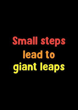 Retro Small steps lead to giant leaps
