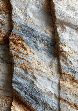 Textured Rock Surface with Blue Veins