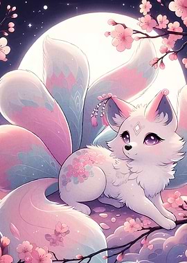 Nine-tailed Fox Cherry Blossoms