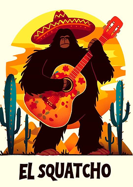 El Squatcho: Bigfoot with Guitar