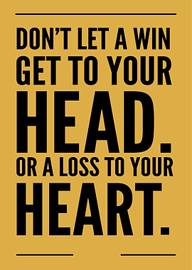 Motivational Quote: Head and Heart