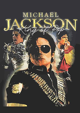 Michael Jackson King of Pop Portrait