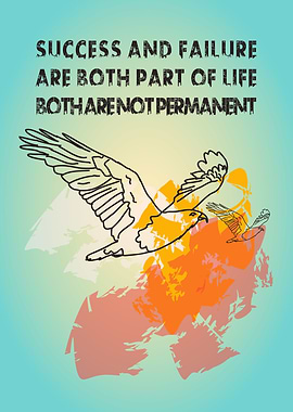 Success and Failure Inspirational Art