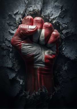 Swiss Flag Fist