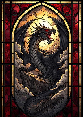 Stained Glass Dragon