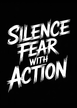 Silence Fear With Action Typography