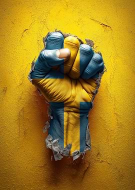 Swedish Flag Fist