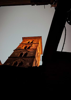 Low-Angle View of a Stone Tower