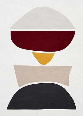 Abstract Geometric Shapes Art