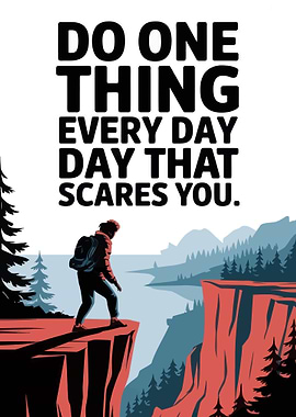 Inspirational Cliffside Adventure