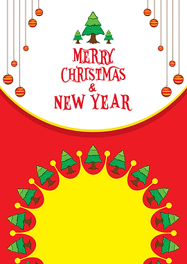 Merry Christmas and New Year Card