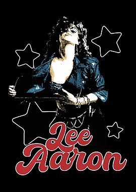 Lee Aaron Retro Poster