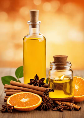 Aromatic Oils with Orange and Cinnamon