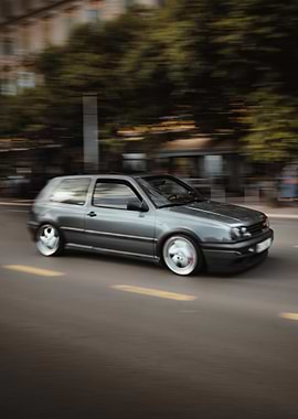 Gray Car Speeding on City Road