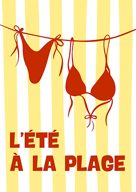 L'été à la plage: Summer at the beach