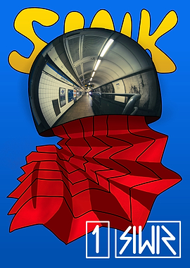 Urban depths - Abstract jellyfish meets underground