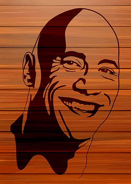 Vin Diesel Portrait on Wood