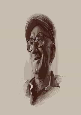 Portrait of a man with glasses