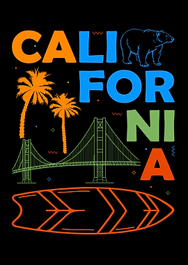 California Lover Men California Souvenir Women California