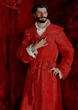 Portrait of a Man in Red Robe