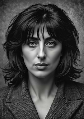 Monochrome Portrait of a Woman