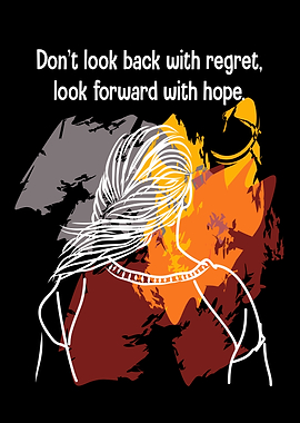 Hopeful Forward Look Illustration