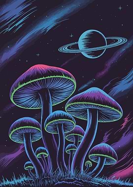 Psychedelic Mushrooms and Space