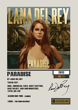 Lana Del Rey - Paradise Album Cover