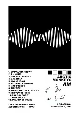 Arctic Monkeys AM Album Cover Art