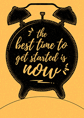 Inspirational Clock: The Best Time is Now