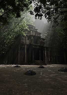 Ancient Temple in Jungle