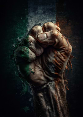 Irish Flag Fist